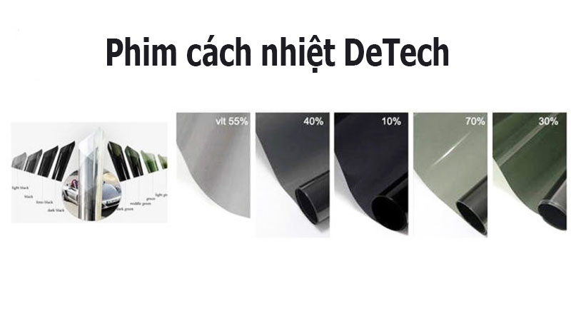 Phim cách nhiệt Detech cho Xe hơi